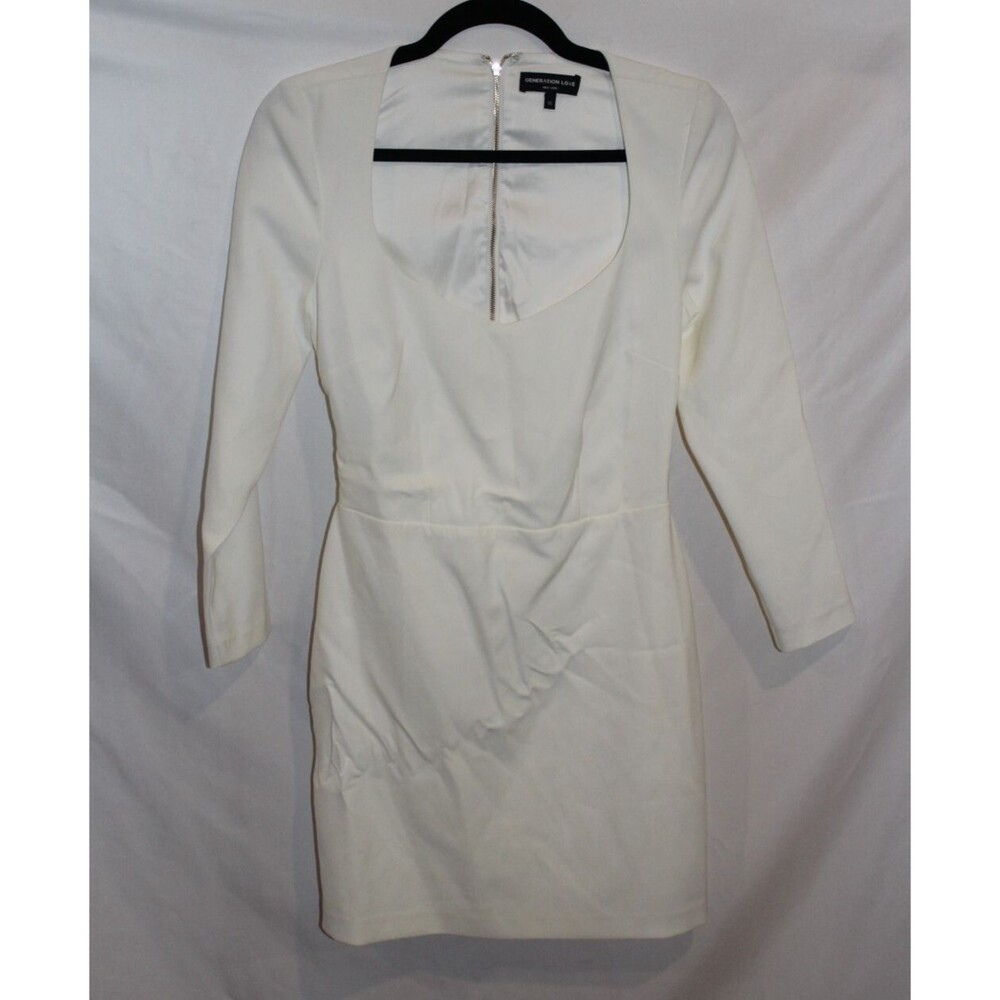 Generation Love Sinclair Crepe Open Back Dress Wh… - image 2